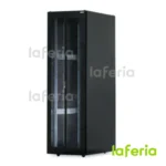 Gabinete de piso doble puerta microperforado de 37RU microperforado
