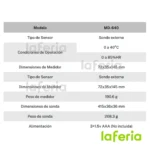 MEDIDOR DE HUMEDAD DE GRANO 
MD-640 - Imagen 4